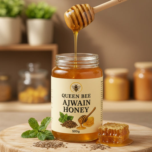 Queen Bee Honey Ajwain Blossoms