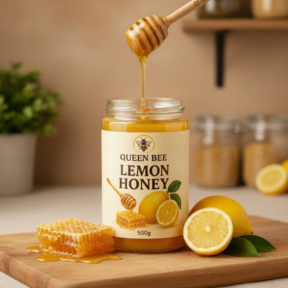 Queen Bee Lemon Honey Refreshing Sweet & Tangy Fusion